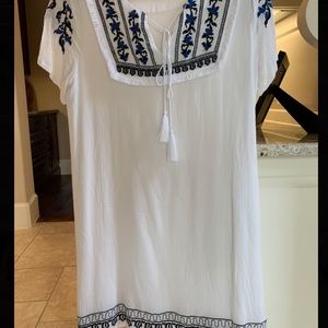 Paper Crane Embroidered Dress